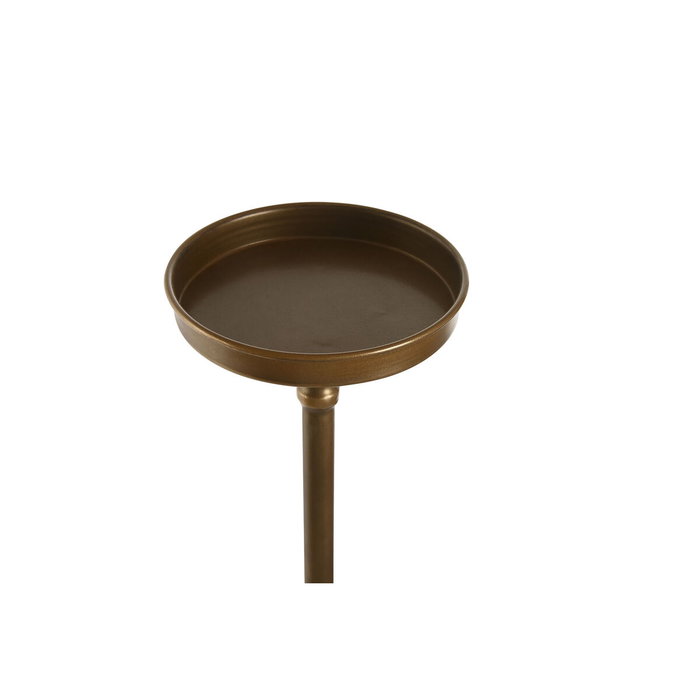 DKD Home Decor Portavelas Metal Trompeta Dorado