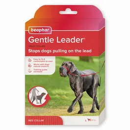 Beaphar Gentle Leader Adiestramiento Anti-Tirones Perro Talla L Rojo