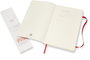 Moleskine Cuaderno Clásico Tapa Blanda QP616F2 Rojo Escarlata L (13x21cm) Rayada 192 Páginas