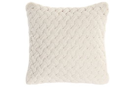 DKD Home Decor Pack de 2 Cojines de Punto Crudo 45x45 cm