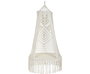 DKD Home Decor Silla Colgante de Algodón en Crudo con Macramé
