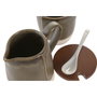 DKD Home Decor Set de Azucarero y Lechera Liangfeng 26 Verde