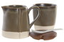 DKD Home Decor Set de Azucarero y Lechera Liangfeng 26 Verde