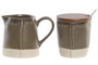 DKD Home Decor Set de Azucarero y Lechera Liangfeng 26 Verde