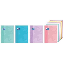 Oxford Cuaderno Europeanbook 10 XL Touch A4+ 200 Hojas Tapa Extradura, Complementos Write & Erase y Bolsa, Colores Surtidos Pastel