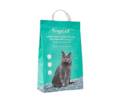 Freedog Arena Gatos Natural Aglomerante Soja Carbón 6L
