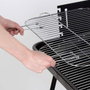 Barbacoa de carbón 55x43x82 cm con ruedas