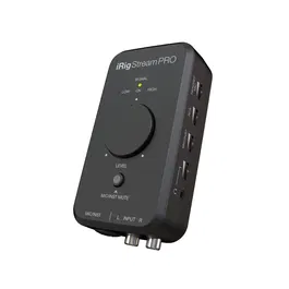 IKMULTIMED Irig Stream Pro Interfaz de Audio para Streaming y Grabación con Dimensiones Compactas 16x5.5x16 cm