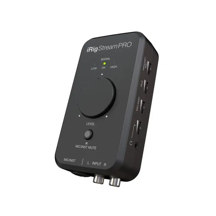 IKMULTIMED Irig Stream Pro Interfaz de Audio para Streaming y Grabación con Dimensiones Compactas 16x5.5x16 cm