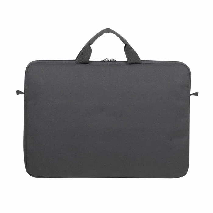 Rivacase 5516 - Maletín para Portátil 15.6" (39.6 cm) Negro, Ligero (280g), Resistente al Agua, Tirante para Hombro, Poliéster