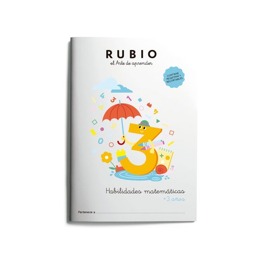 RUBIO Cuaderno Habilidades Matemáticas A4 (+3 años) RUBIO Cuaderno Habilidades Matemáticas A4 (+3 años)