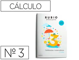 Cuaderno Rubio A4 Habilidades Matematicas (+3 Años)