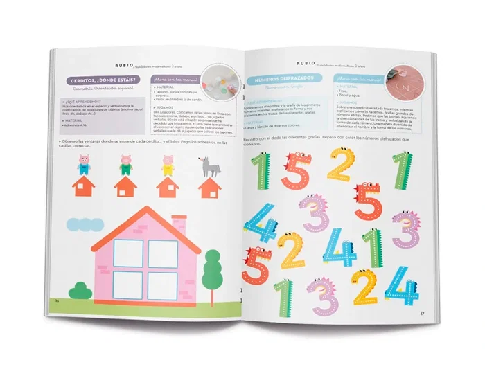 Cuaderno Rubio A4 Habilidades Matematicas (+3 Años)