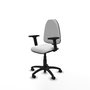 PIQUERAS Y CRESPO Silla de oficina Aýna Blanca con Brazos 2D