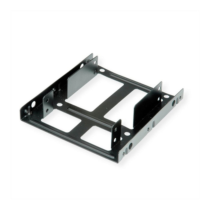 ROLINE Adaptador de montaje 16.01.3008 para 2x 2.5 HDD/SSD en marco de 3,5 pulgadas, Metal, Negro ROLINE Adaptador de montaje 16.01.3008 para 2x 2.5 HDD/SSD en marco de 3,5 pulgadas, Metal, Negro