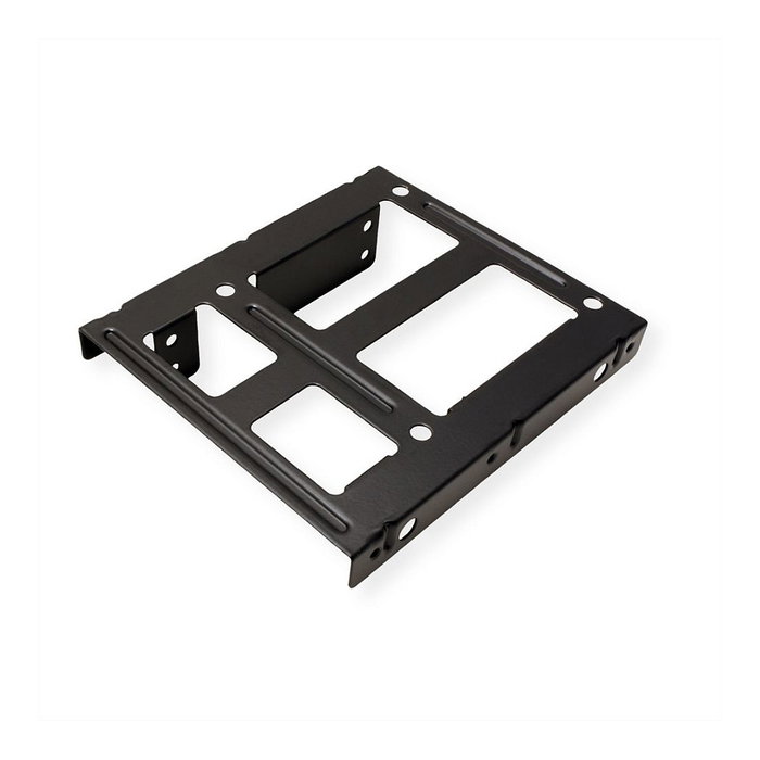 ROLINE Adaptador de montaje 16.01.3008 para 2x 2.5 HDD/SSD en marco de 3,5 pulgadas, Metal, Negro ROLINE Adaptador de montaje 16.01.3008 para 2x 2.5 HDD/SSD en marco de 3,5 pulgadas, Metal, Negro