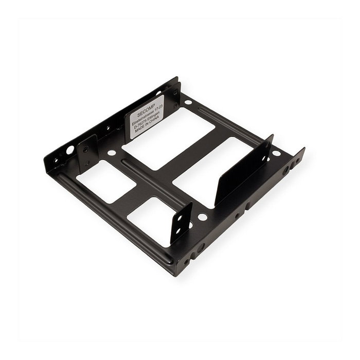 ROLINE Adaptador de montaje 16.01.3008 para 2x 2.5 HDD/SSD en marco de 3,5 pulgadas, Metal, Negro ROLINE Adaptador de montaje 16.01.3008 para 2x 2.5 HDD/SSD en marco de 3,5 pulgadas, Metal, Negro
