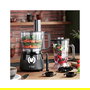 Russell Hobbs 24732-56 Procesador de Alimentos, 1.5L Negro Mate, 600W, Cuchilla de Acero Inoxidable, Base Antideslizante, Apto Lavavajillas