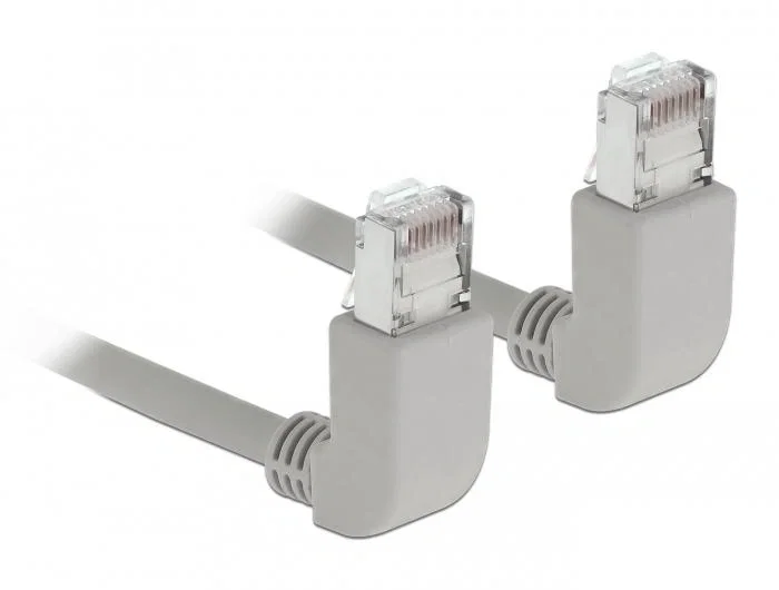 DeLOCK 83517 Cable de red Cat6a S/FTP RJ45 1 m Gris