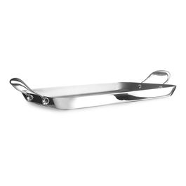 Ibili Asador Triply Natural (Inox/Alum/Inox) 38 x 25 cm Libre de PFOA Apto Horno y Todos los Fuegos
