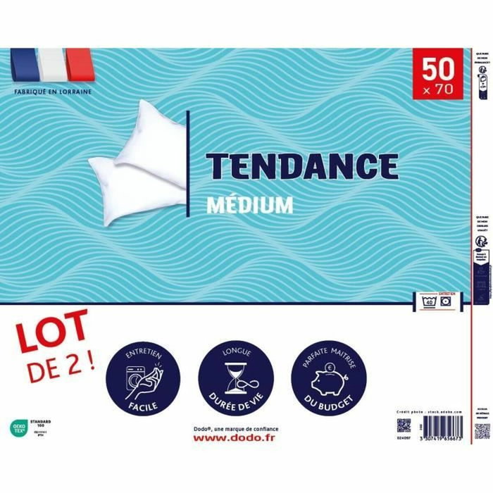 Dodo Juego de 2 almohadas Trendy 50x70 cm
