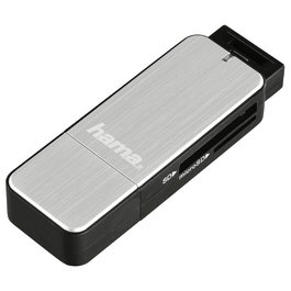 Hama SD Car Reader USB-A Silver/Black