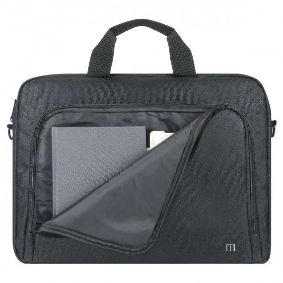 Mobilis 003045 Maletín para Portátil 16" (40.6 cm) Negro Expandible con Tirante para Hombro - Peso 360g