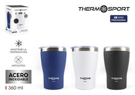 Inde Travel Mug Acero Inoxidable 360Ml 8.6x13.5cm (12 Unidades)