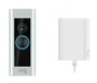 Ring Video Doorbell Pro 2 - Timbre inteligente con cámara y visión nocturna, plug-in, wifi, color níquel/acero satinado, campo de visión 150°