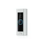Ring Video Doorbell Pro 2 - Timbre inteligente con cámara y visión nocturna, plug-in, wifi, color níquel/acero satinado, campo de visión 150°
