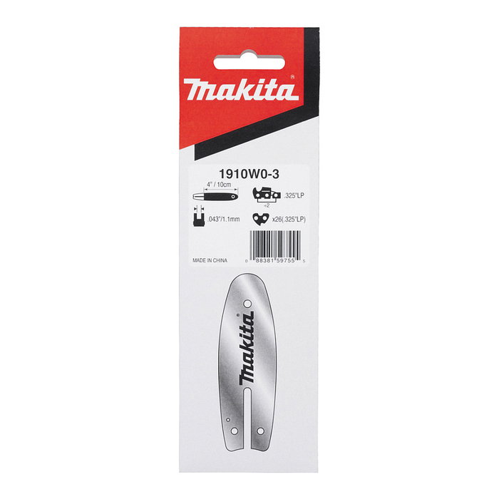 Makita Guía de espada 80TXL 10 cm 1,1 mm .325 Makita Guía de espada 80TXL 10 cm 1,1 mm .325