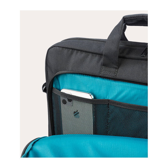 Tucano Star Bandolera para Portátil 15,6" y MacBook Pro 16" - Negro, Resistente a Golpes y Salpicaduras, Compartimento para Tableta
