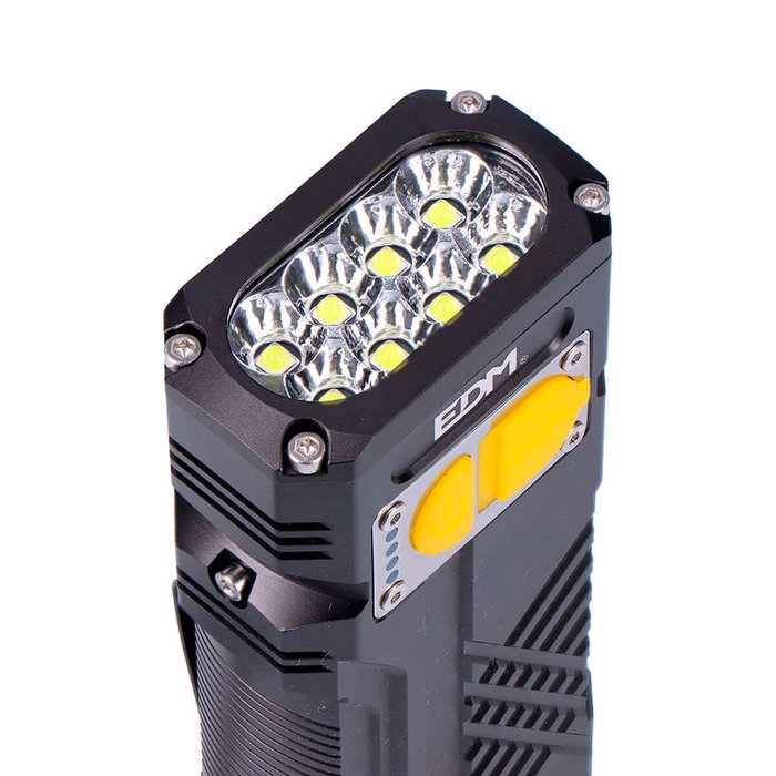 Edm Linterna LED de largo alcance 10000 lm Edm Linterna LED de largo alcance 10000 lm