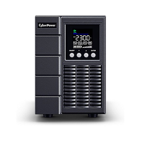 CyberPower OLS2000EA-DE SAI Online 2000VA / 1800W Doble Conversión, Onda Sinusoidal Pura para Servidores y NAS, 4 Salidas, Formato Torre, con Panel LCD y Software de Gestión