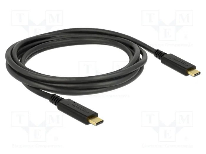 DeLOCK Cable USB Type-C a USB Type-C 2 m 5 Gbps PD 3 A E-Marker 83668