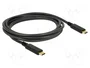 DeLOCK Cable USB Type-C a USB Type-C 2 m 5 Gbps PD 3 A E-Marker 83668