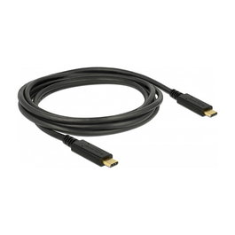 DeLOCK Cable USB C 2 m USB 3.2 Gen 1 - Macho a Macho - Negro - Ref. 83668