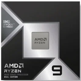 AMD Procesador Ryzen 9 9950X3D2 Dual Edition 16 Núcleos 32 Hilos 4.3 GHz hasta 5.6 GHz Socket AM5 DDR5 PCIe 5.0 100-100001978WOF