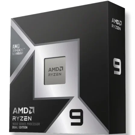 AMD Procesador Ryzen 9 9950X3D2 Dual Edition 16 Núcleos 32 Hilos 4.3 GHz hasta 5.6 GHz Socket AM5 DDR5 PCIe 5.0 100-100001978WOF
