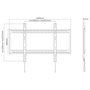 Equip Soporte TV curva 60"-100" VESA 900x600 máx 100kg