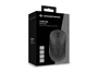 Conceptronic LORCAN04B Ratón Óptico Inalámbrico RF + Bluetooth Ambidiestro para Oficina, 4 Botones, 1600 DPI, Clic Silencioso, Negro