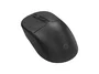 Conceptronic LORCAN04B Ratón Óptico Inalámbrico RF + Bluetooth Ambidiestro para Oficina, 4 Botones, 1600 DPI, Clic Silencioso, Negro