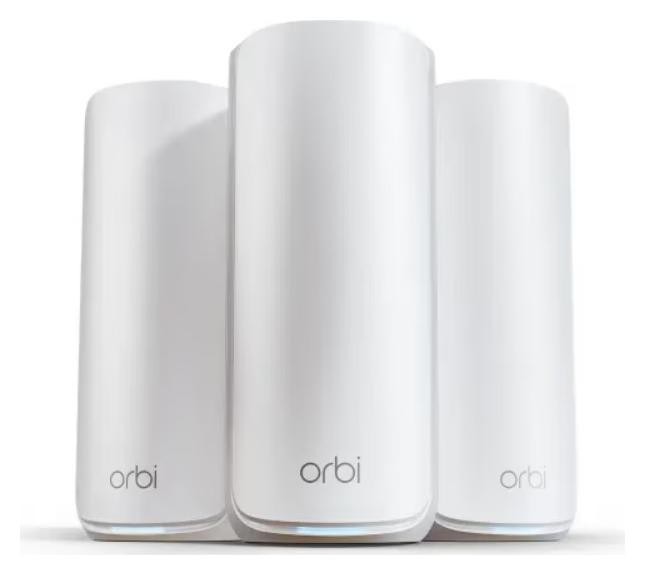 NETGEAR Orbi 870 Wi-Fi 7 Mesh 3-Set RBE873-100EUS Blanco