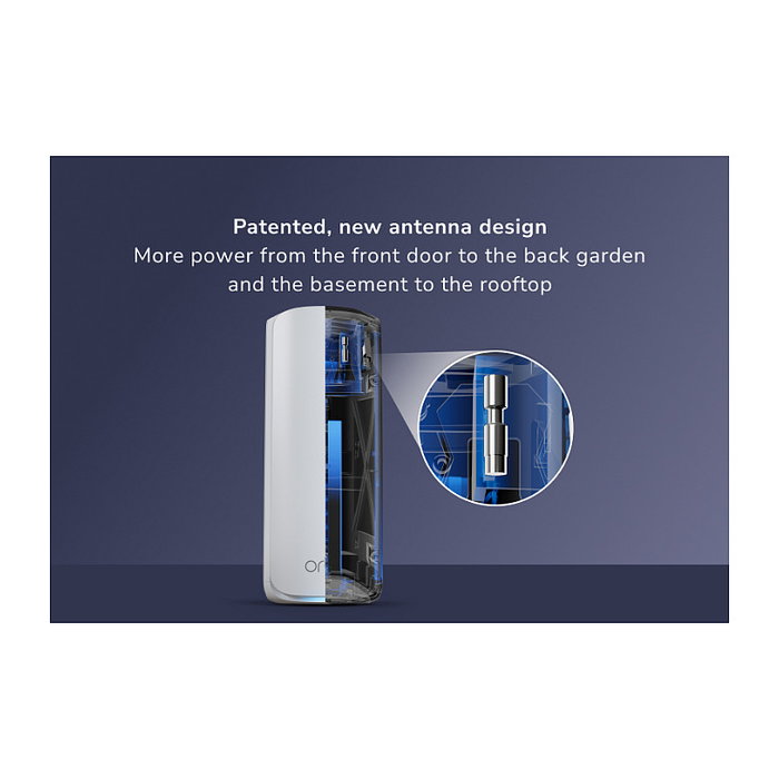 NETGEAR Orbi 870 Mesh WiFi 7 Tribanda (2.4 GHz / 5 GHz / 6 GHz) - Pack 3 Unidades NETGEAR Orbi 870 Mesh WiFi 7 Tribanda (2.4 GHz / 5 GHz / 6 GHz) - Pack 3 Unidades