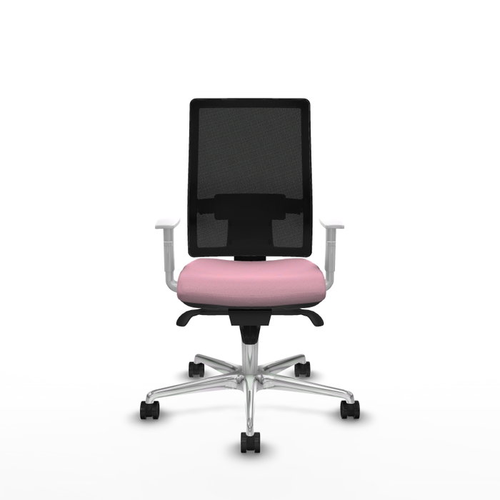 PIQUERAS Y CRESPO Silla de oficina Horna Rosa y Negro con mecanismo Sincro PIQUERAS Y CRESPO Silla de oficina Horna Rosa y Negro con mecanismo Sincro