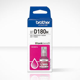Brother BTD180M Botella de Tinta Original Magenta - Para Sistemas de Tanque, Rendimiento 5000 Páginas