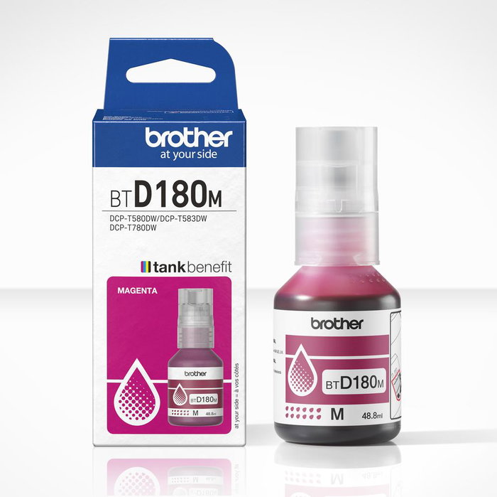 Brother BTD180M Botella de tinta Magenta Brother BTD180M Botella de tinta Magenta