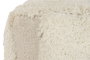 DKD Home Decor Carpets 2c25 Reposapies Boho Crudo 45 x 45 x 45 cm