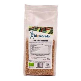 BIOLABRADOR Sésamo Tostado Ecológico 250gr. Fuente de Proteína y Fibra