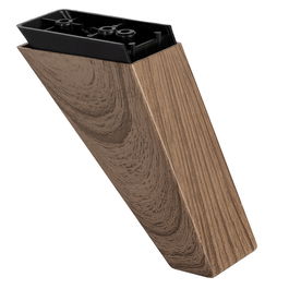 Q&Q Pata Plástico Naty 85x44 H120 Acabado Natural para Sofá y Muebles